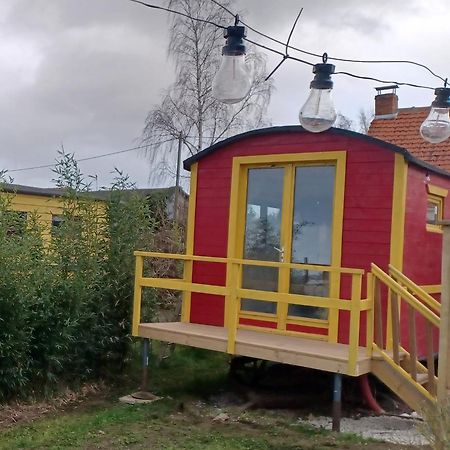 Roulotte Et Sauna De Tonton Bouvy Au Domaine Du Reuze Winnezeele Dış mekan fotoğraf
